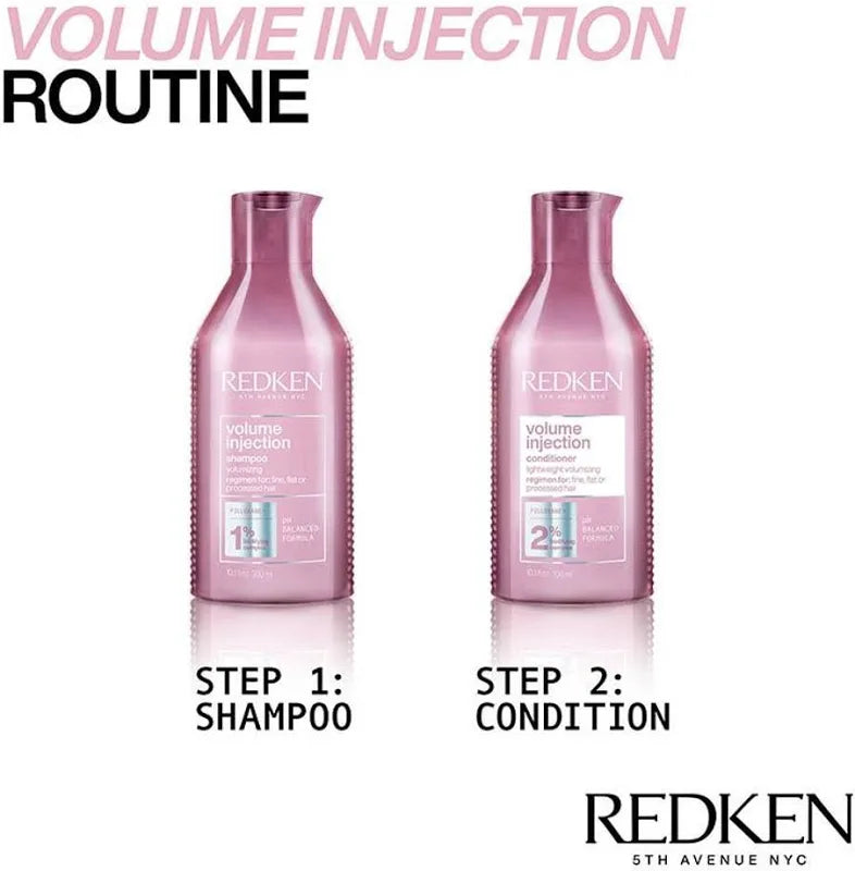 Redken Volume Injection Shampoo & Conditioner Set