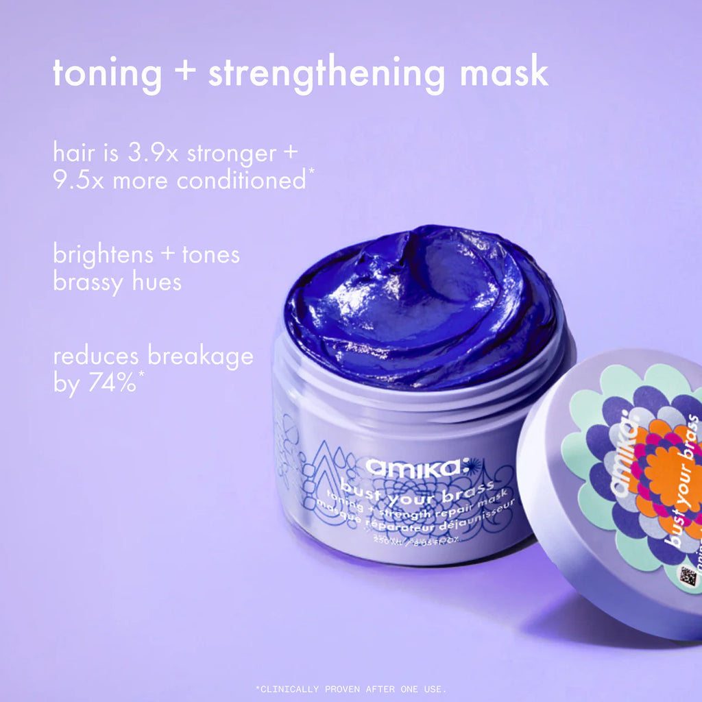 Bust Your Brass Strengthening Purple Mask