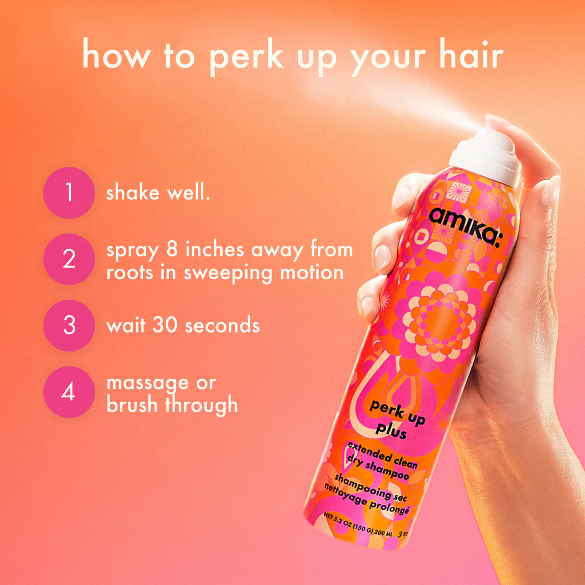 Perk Up Plus Extended Clean Dry Shampoo 5.3oz