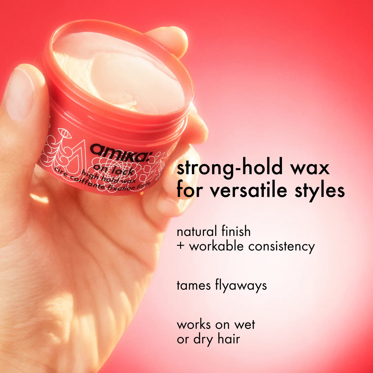 Amika On Lock High Hold Hair Wax