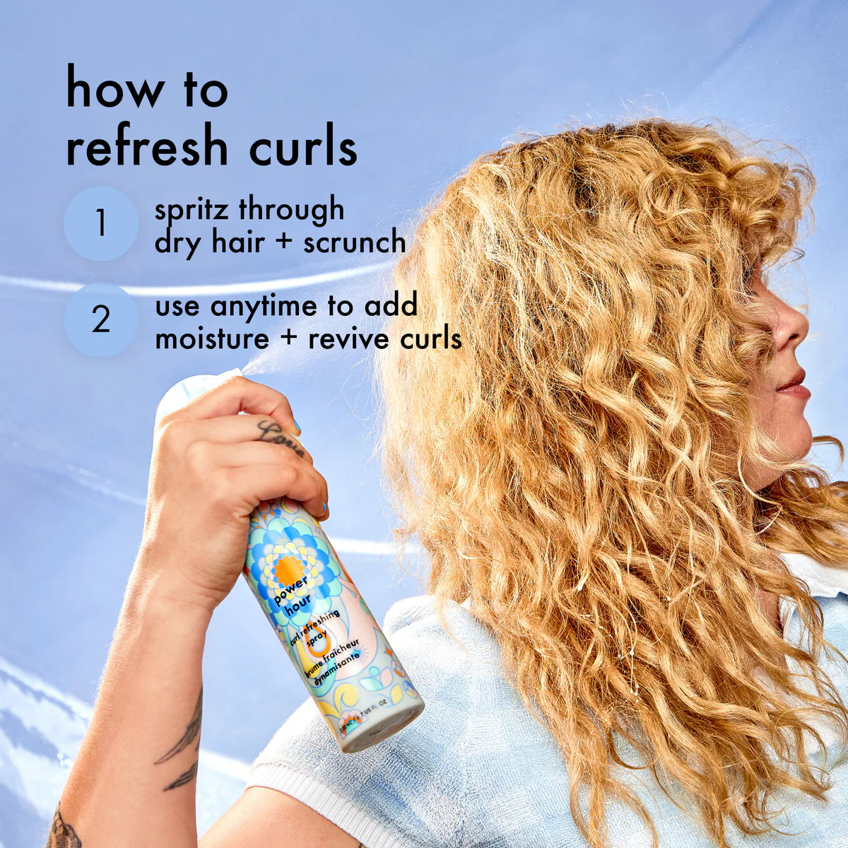 Amika Power Hour Curl Refreshing Spray